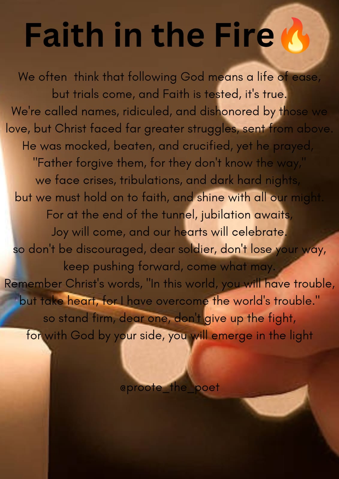 Faith in the Fire